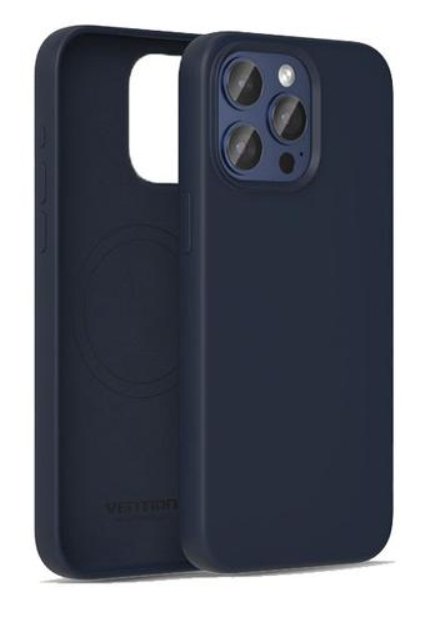Vention Case Silicone With Magsafe KUDL0-30 Compatible With Iphone 13 Pro Blue Medianoche