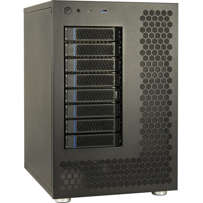 Box Inter-tech NAS-8 Hard Drive (HDD) Black 2.5/3.5 88887392