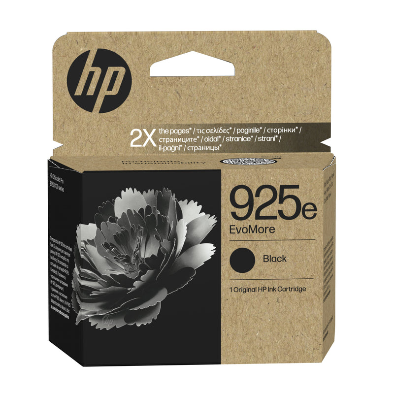 HP 925E Evomore Black Genuine Ink Cartridge Black 1000PÁGINAS