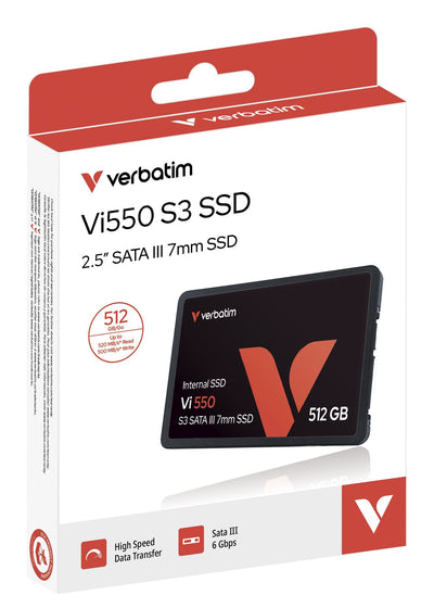 Verbatim Drive SSD 512GB 2.5 VI550 S3 SATA 3 — image 1