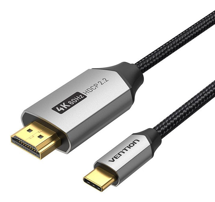 Vention Cable Converter HDMI 2.0 4K Crbbf USB Type-c Male HDMI Male 1M Black