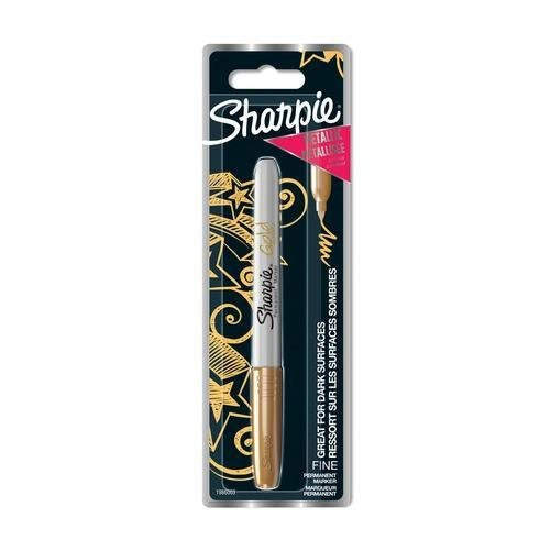 Sharpie 1986003 Permanent Marker Fine Tip Gold 1 PC(s) — image 1