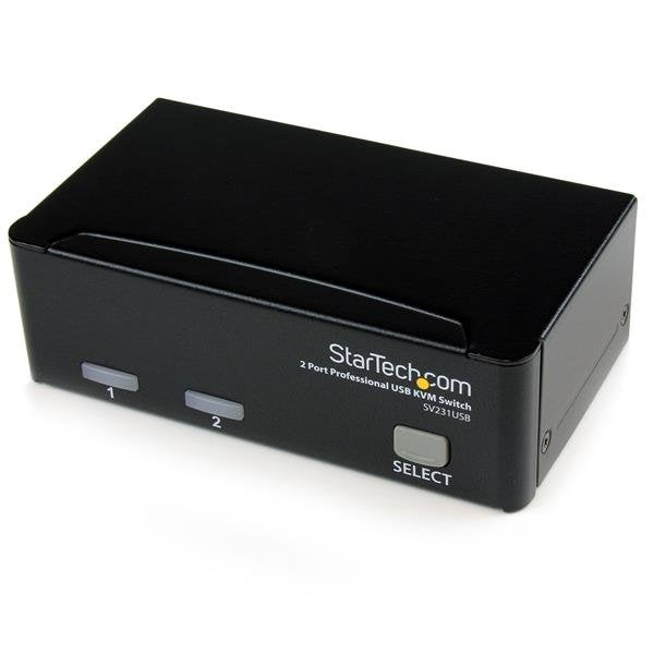StarTech Conmutador Switch Professional KVM 2 Puert
