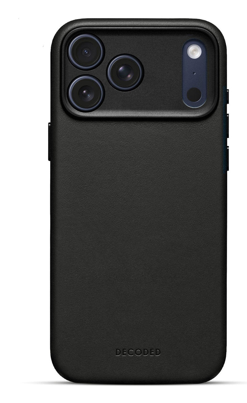 Decoded Leather Backcover Iphone 17 Pro Max. Black