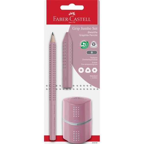 Faber-castell Jumbo Grip Set Rose Shadows Bk — image 1