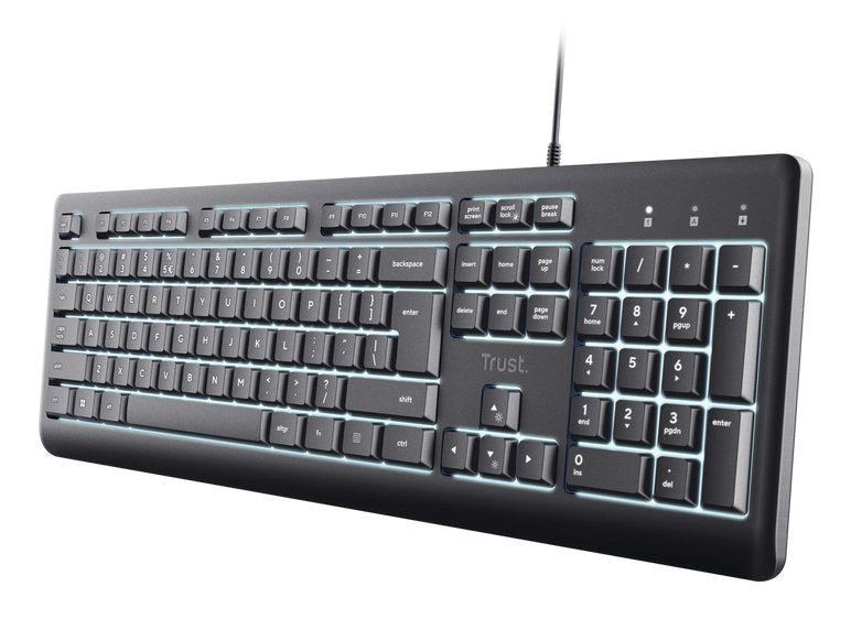 Trust Keyboard Spanish Primo With Iluminacion USB 2.0 - Black