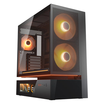 Cougar PC Case Semitorre CFV235 Mesh Vision Black — image 1