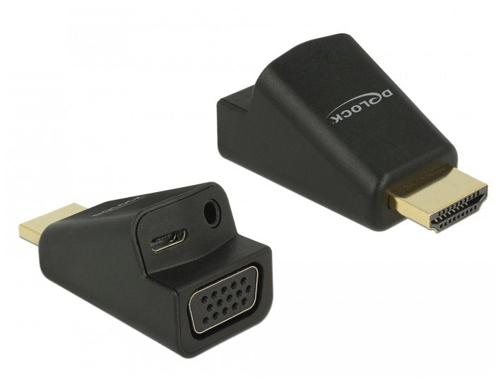 Delock Adapter Hdmi-a Male VGA Female With Audio