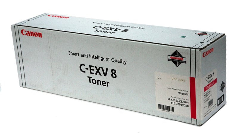 Canon Genuine Toner Copiadora Magenta CEXV8 25.000 Paginas Clc/3200/3220/2620 Irc/3200/2620N/3220N - 7627A002