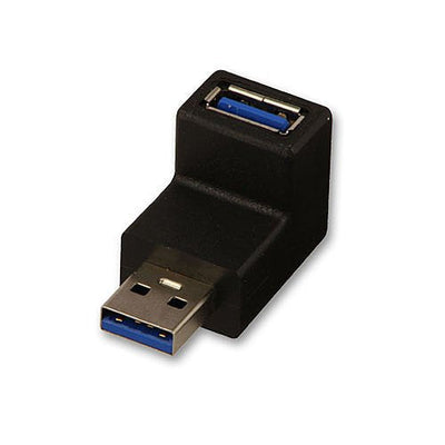 Lindy 71261 Adapter USB 3.0 Acodado M/H Black — image 1