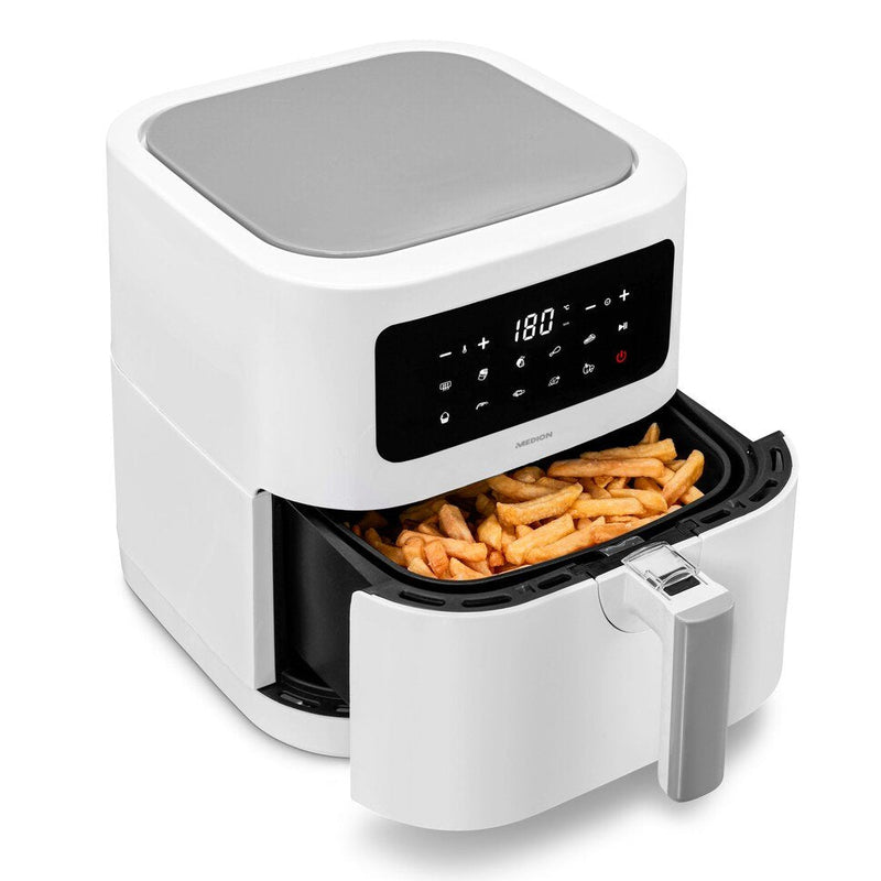 Medion Fryer Life Md 11740 E40 XL Blanco 2.150 Watt, Korb 5,2 Liter) 50076198
