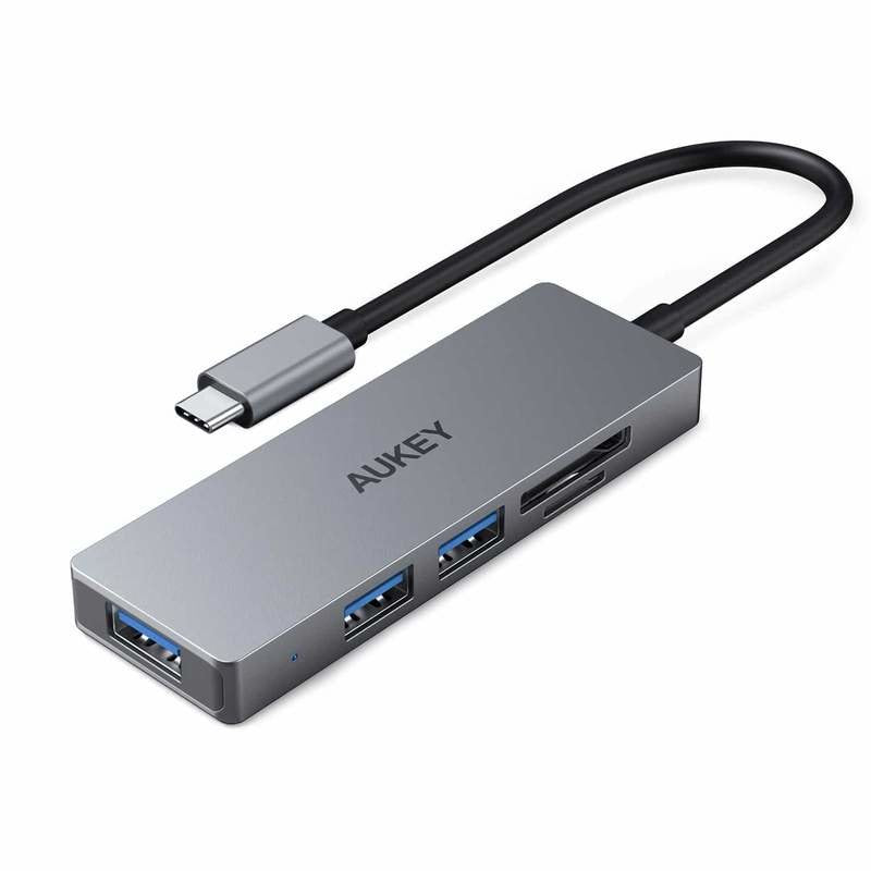 Hub USB-C CB-C63 Aluminium Ultra Slim 4W1 3x USB 3.1 1XMICROSD And SD