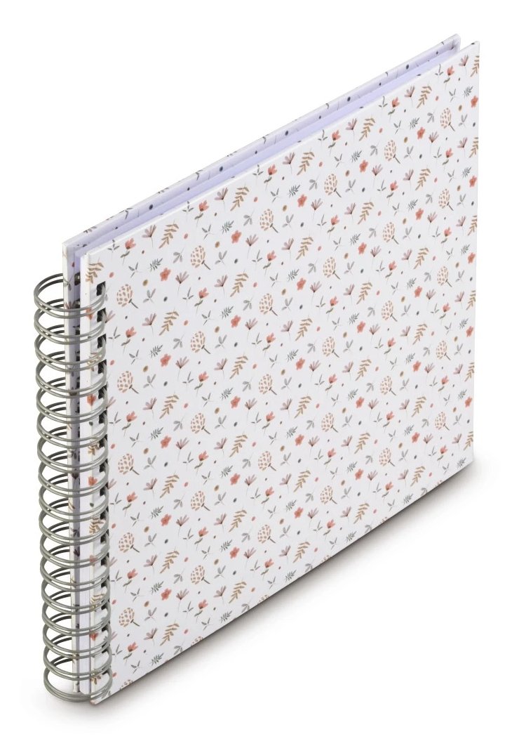 Hama Floral Album Foto And Protector Multicolour 100 Hojas Encuadernación Espiral