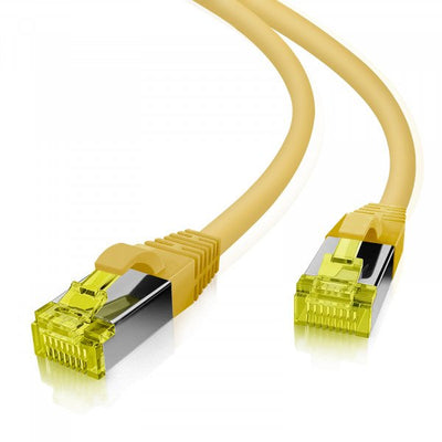 Helos Ultra Flex Network Cable S/FTP CAT.6A Tpe Yellow 0,5M — image 1