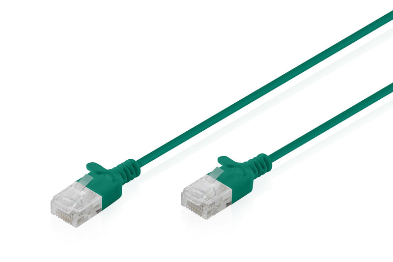 CAT.6 U-UTP Slim Network Cable, 2M, Green