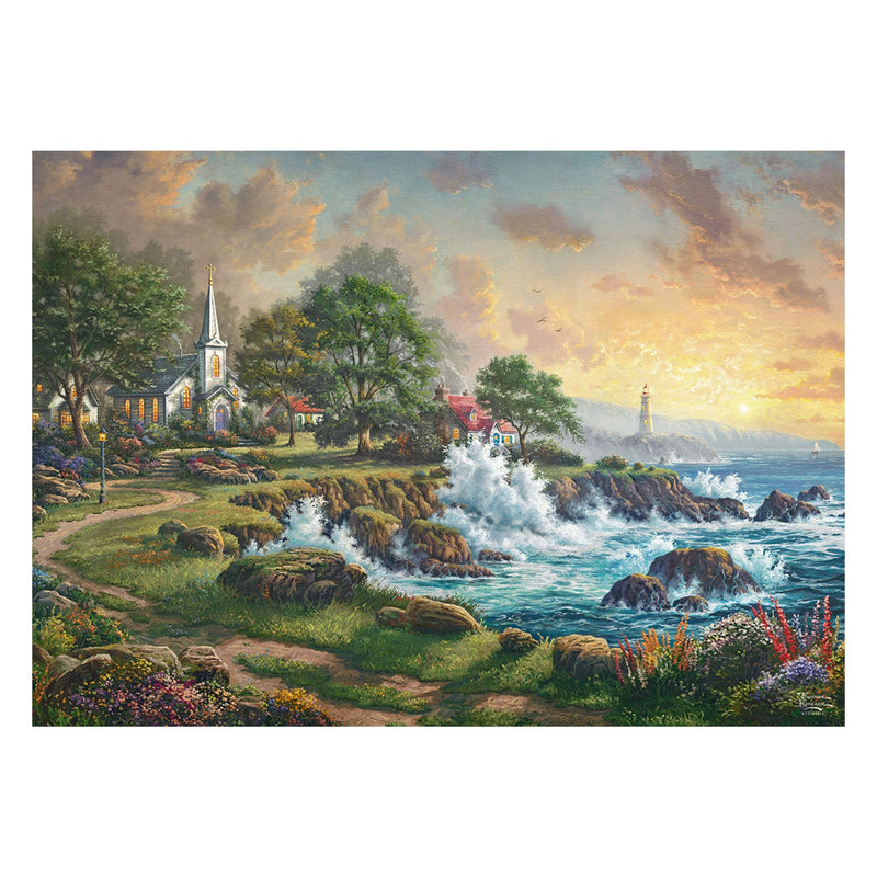Schmidt Spiele Thomas Kinkade Studios: Gema Junto Mar, Rompecabezas 1000 Pieces 58628