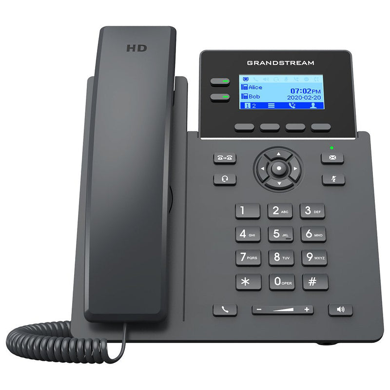 Grandstream Networks Phone GRP2602G IP Black 2 Líneas LCD Wi-Fi