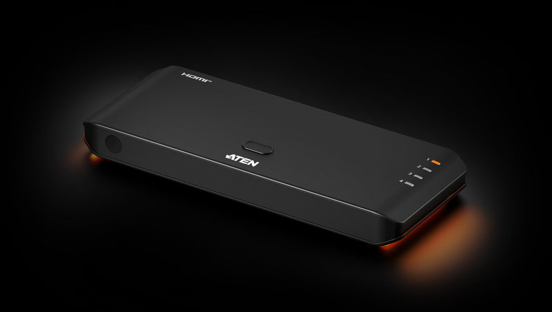 Aten Conmutador 4X1 HDMI 4K Real 4 Ports VS4841 Essentials