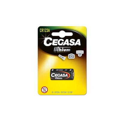 Cegasa Lithium CR123A Pack 1 Battery 123A 3V — image 1