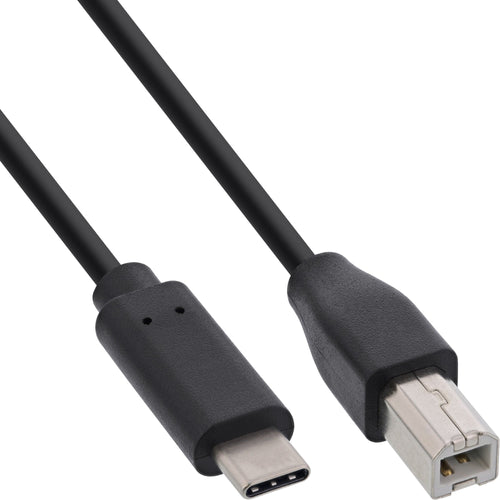 Inline Cable USB 2.0, Type-c Male a B Male Black 3M — image 1