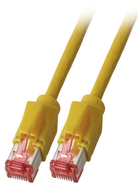 Efb RJ45 Network Cable CAT.6A S FTP Lszh Dtwyler 7702 TM21 Yellow 1,5M