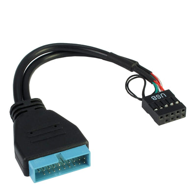 Inter-tech 88885217 Adapter USB Cable 3.0 USB 2.0 Black — image 1