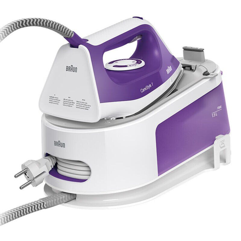 Estación Planchado a Steam Braun Carestyle 1 Is 1014 Vi, White/Purple 0128802001