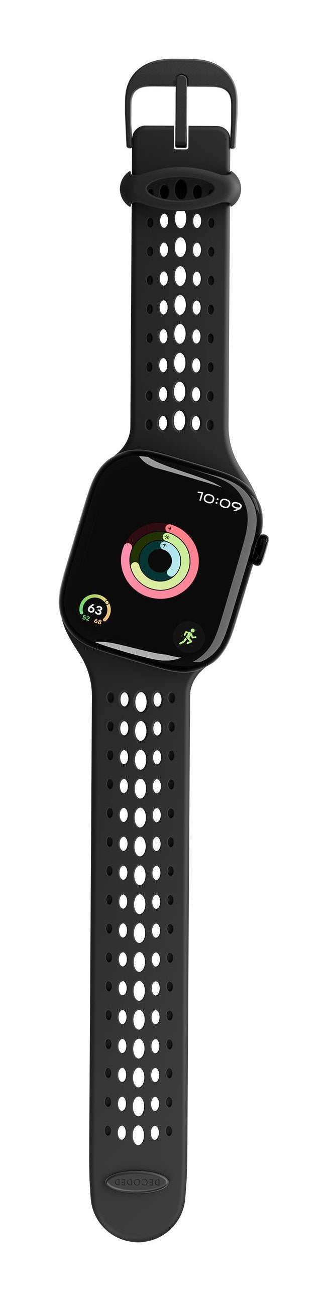 Decoded Silicone Ares Or Strap For Apple Watch 40/42MM Black