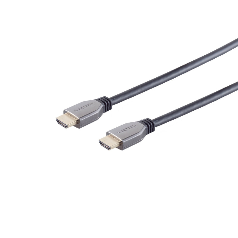 S-impuls Ultra HDMI Cable 10K, Metal Black 5M