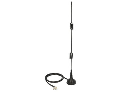 Delock Antenna LTE Male TS-9 90° 2 - 3 dBi Omnidirectional Fixed With Base Magnética And Cable Connection RG-1 — image 1