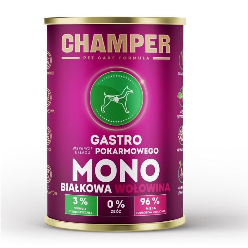 Champer Gastro Beef - Comida Húmeda Perros - 400G