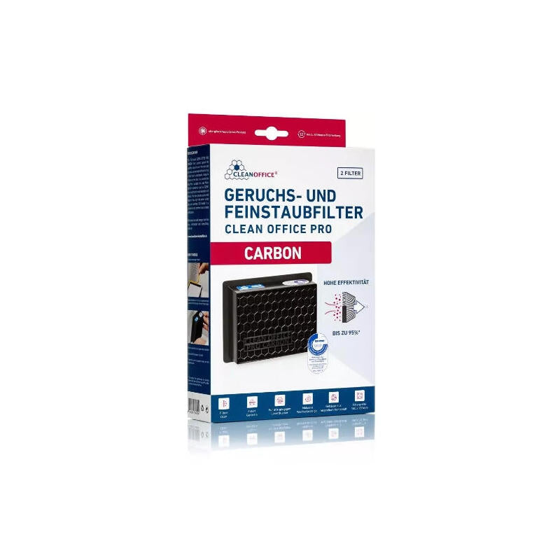 Clean Office Pro Carbon 2ER Pack Feinstaubfilter Printer