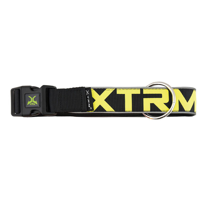 Collar X-trm Neon Flash Black 15MM X 28-35CM