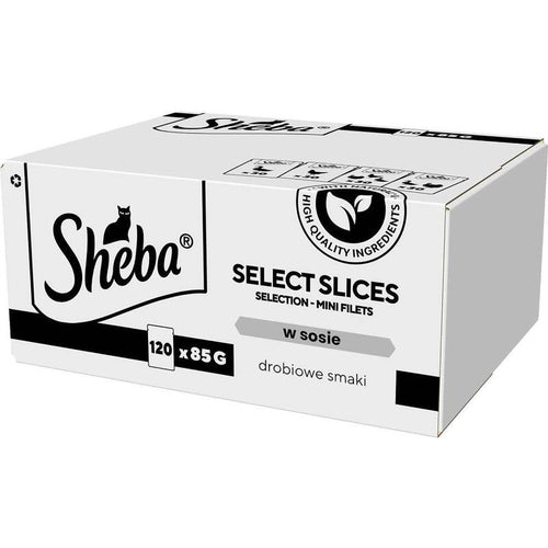 Sheba Comida Húmeda Gatos Select Slices Poultry Flavors 120 X 85G — image 1