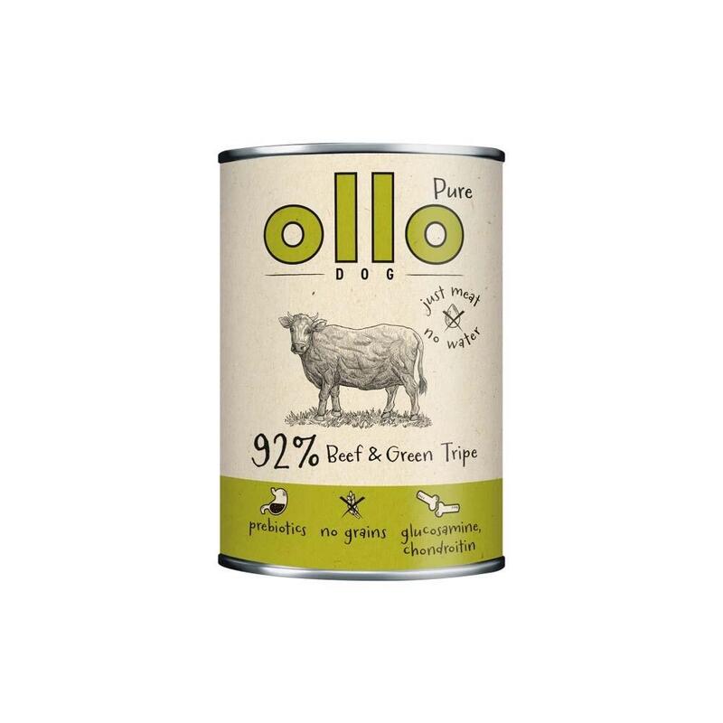 Ollo Comida Húmeda Perros Pure Beef And Green Tripe 400G