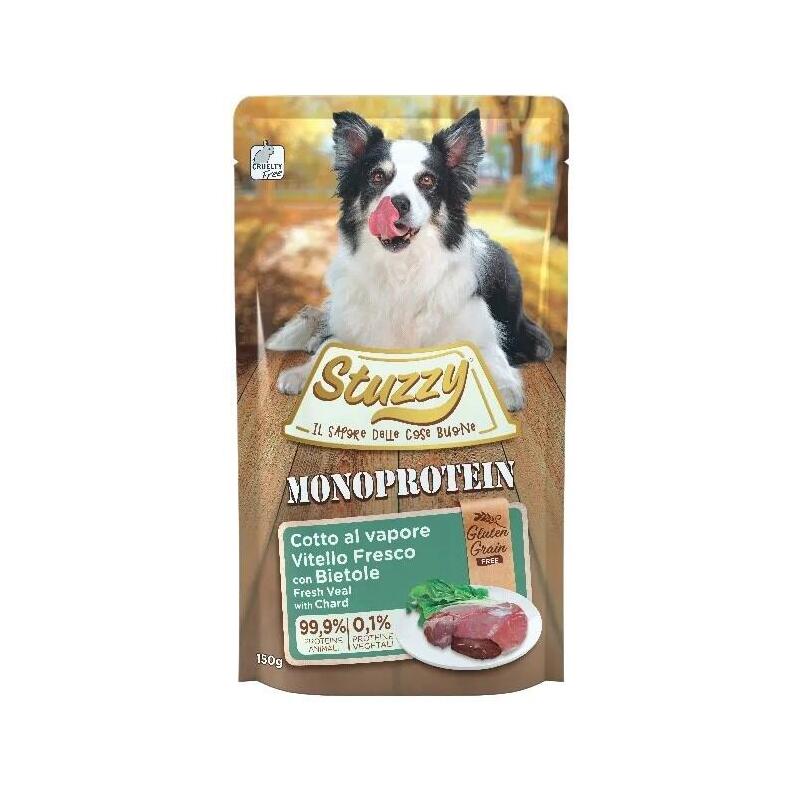Comida Húmeda Perros Stuzzy Monoprotein Veal With Chard 150G