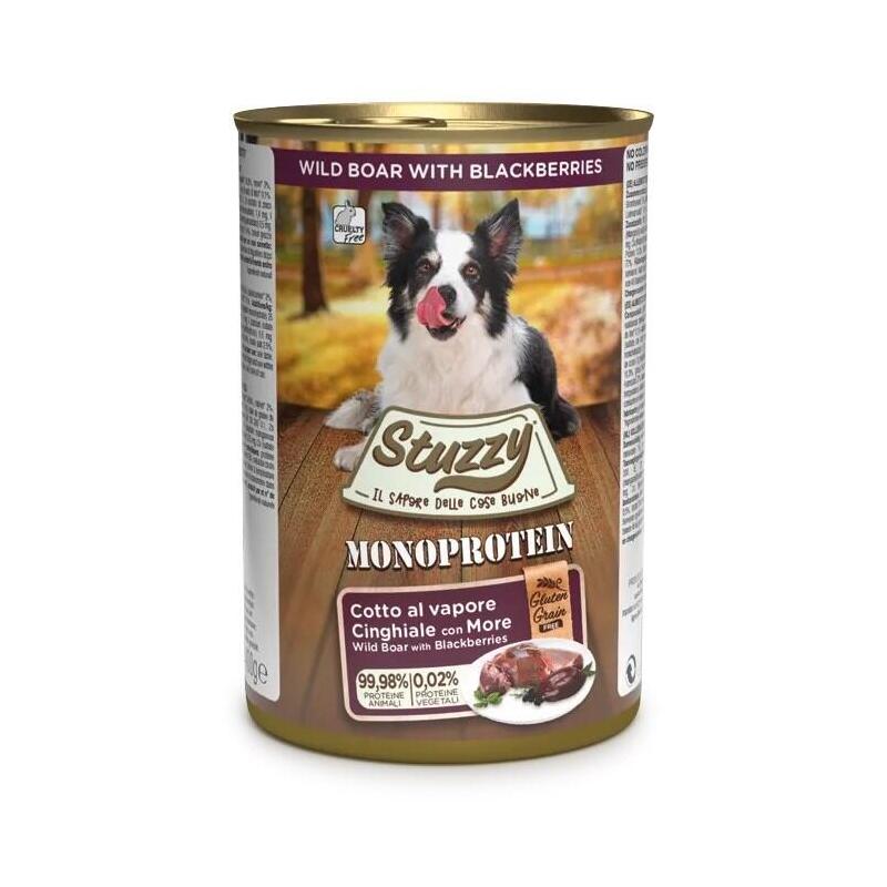 Comida Húmeda Perros Stuzzy Monoprotein Wild Boar 400G