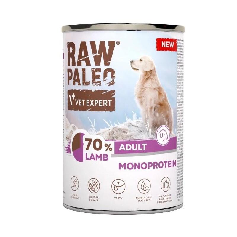 Vetexpert Comida Húmeda Perros Raw Paleo Cordero 400G
