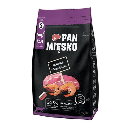 Pan Miesko Comida Seca Gatos Ternera With Gambas Small 5KG — image 1
