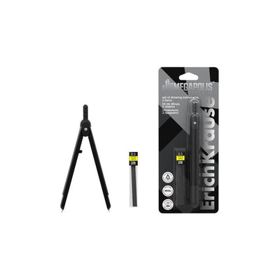 Erichkrause Compás School Megapolis With 10 Minas Spare Part 2B 0,5MM, 130MM — image 1