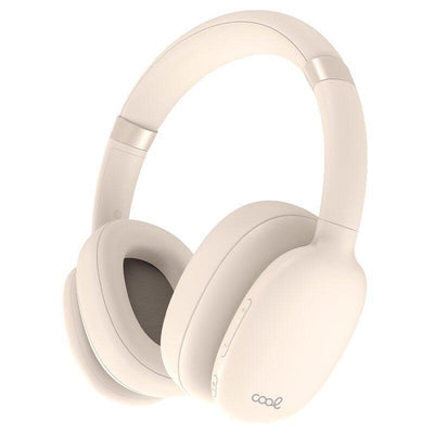 Cool Headphones Stereo Bluetooth Cascos Roller Beige — image 1