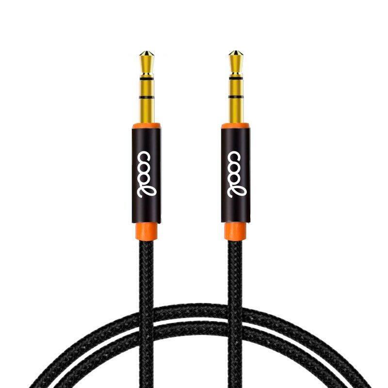 Cool Cable Jack 3.5MM a Jack 3.5MM Audio-audio Nylon Black (1M)