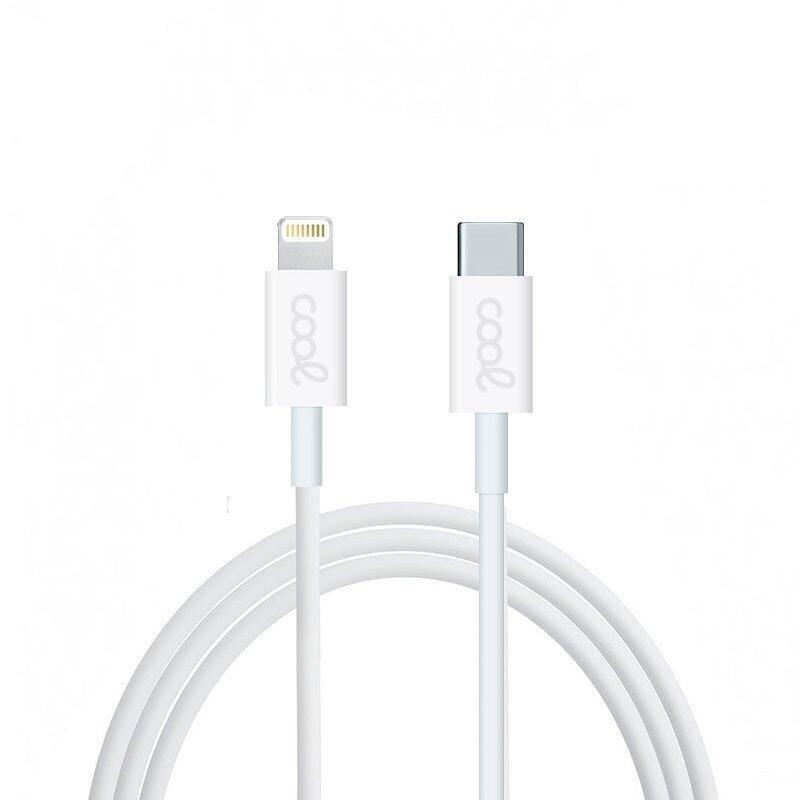 Cool USB Cable Universal Type-c a Lightning (1.2 Metres White