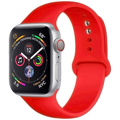 Apple Strap Silicone Watch 42/44/45/49MM Red — image 1