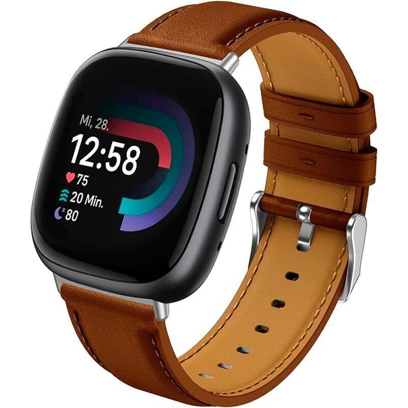 Strap Fitibit Versa 3 / Versa 4 Leather Brown