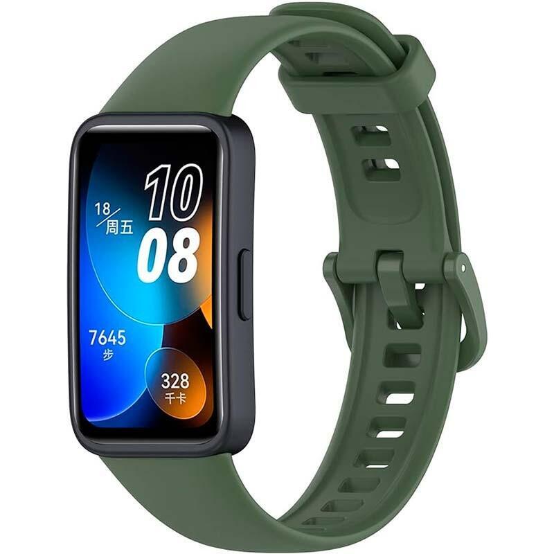 Strap Huawei Band 8 / Band 9 Silicone Green Oscuro