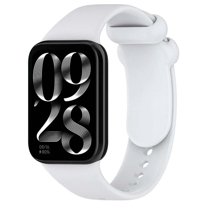 Strap Xiaomi Mi Smart Band 8 Pro / Redmi Watch 4 Silicone Grey Claro