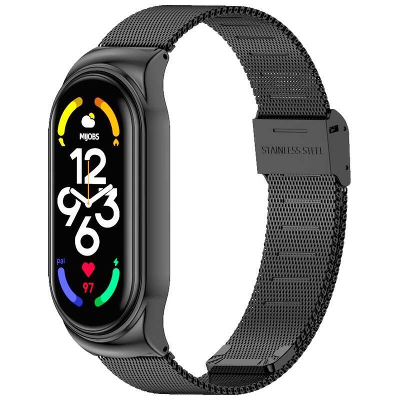 Strap Xiaomi Smart Band 7 Milanesa Clip Black
