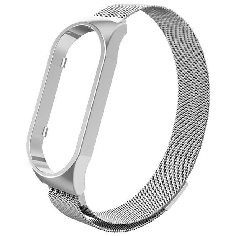 Strap Xiaomi Smart Band 7 Milanesa Magnética Silver
