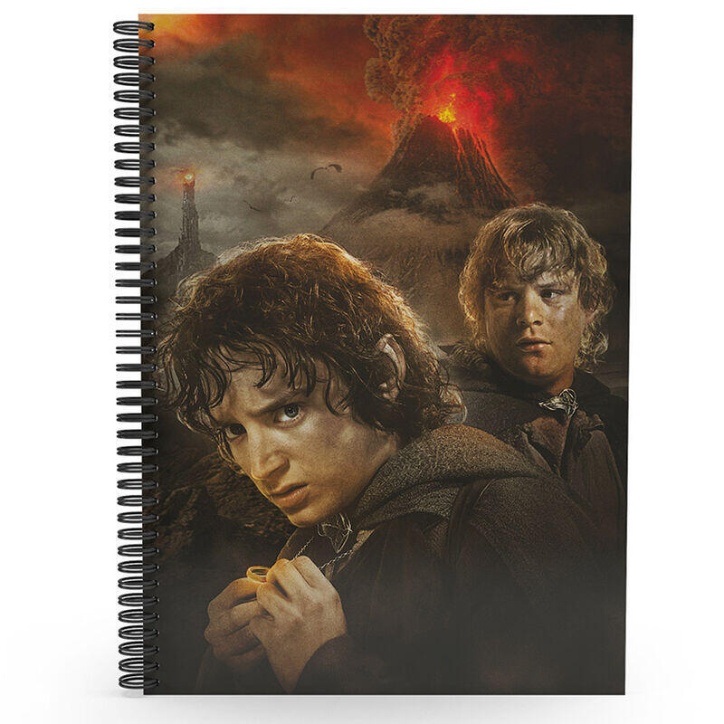 Notebook 3D Frodo And Sam Seor Rings